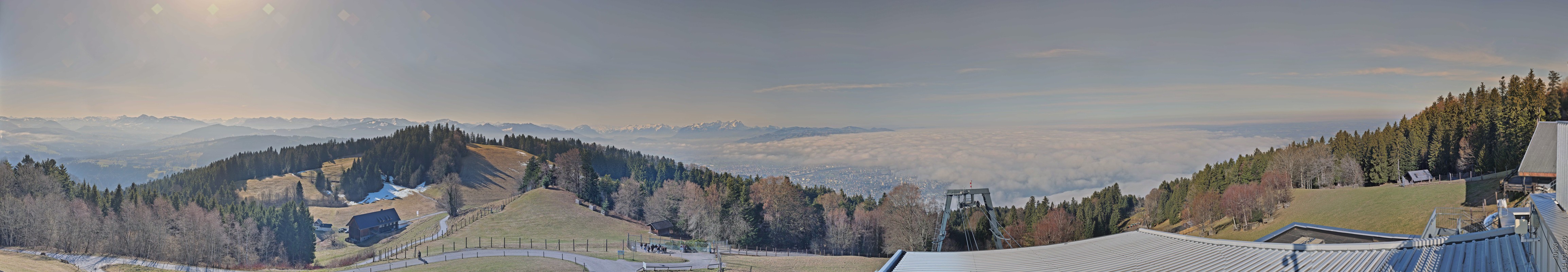 Archiv Foto Webcam Bregenz: Bergstation Pfänderbahn