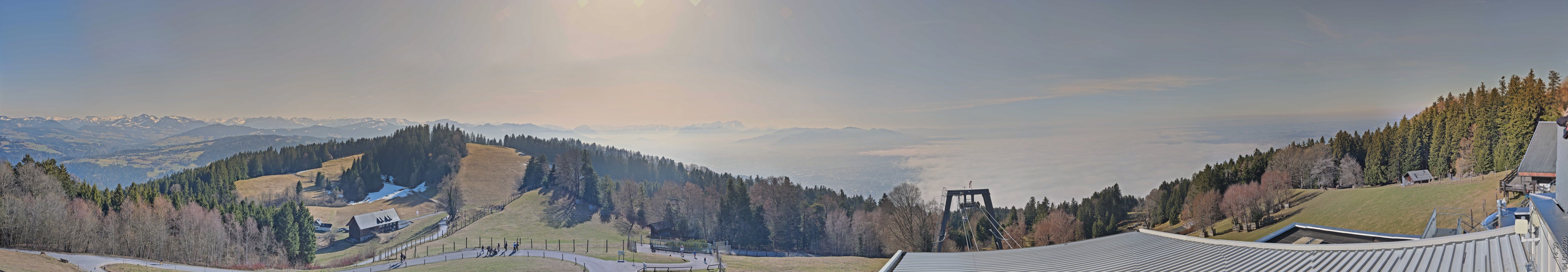 Archiv Foto Webcam Bregenz: Bergstation Pfänderbahn