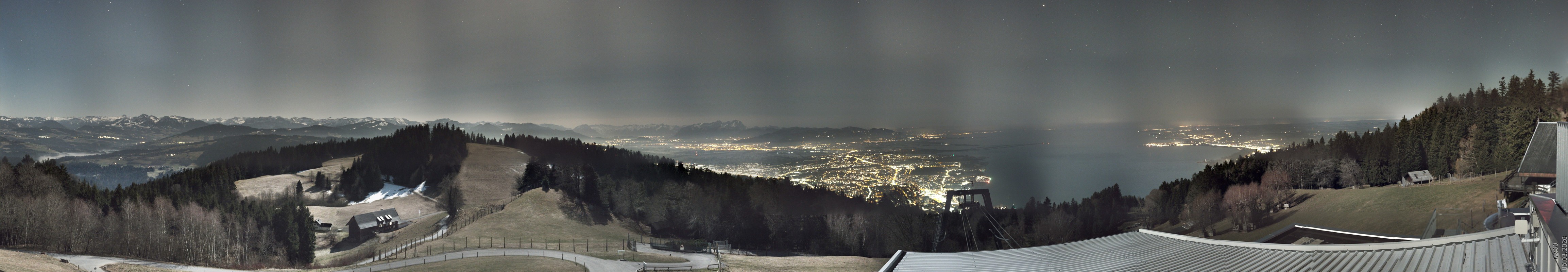 Archiv Foto Webcam Bregenz: Bergstation Pfänderbahn