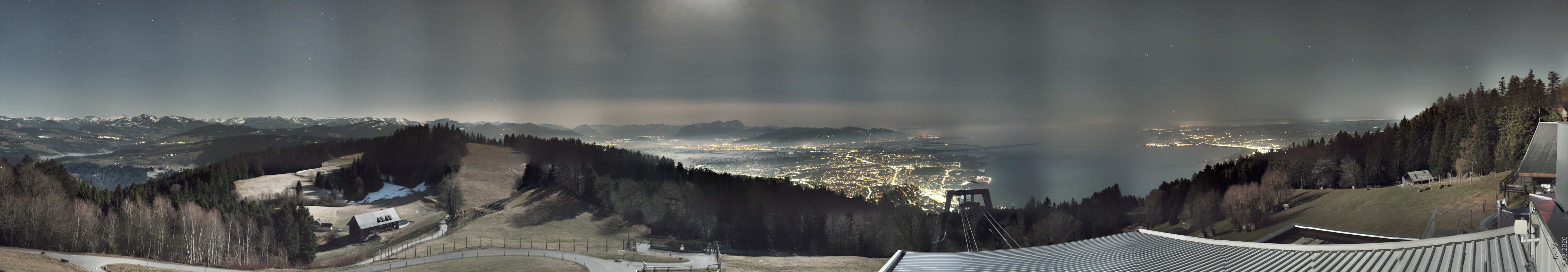 Archiv Foto Webcam Bregenz: Bergstation Pfänderbahn