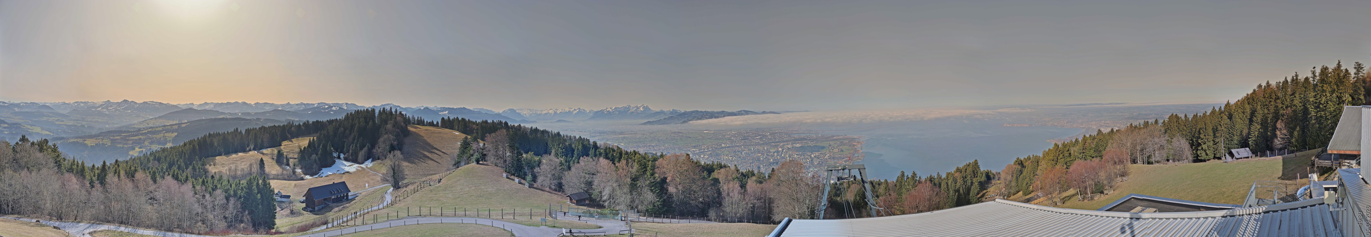 Archiv Foto Webcam Bregenz: Bergstation Pfänderbahn