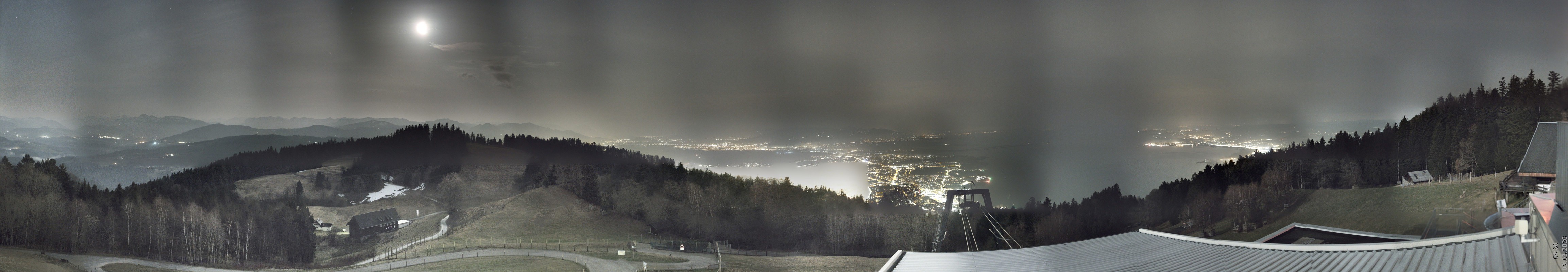 Archiv Foto Webcam Bregenz: Bergstation Pfänderbahn