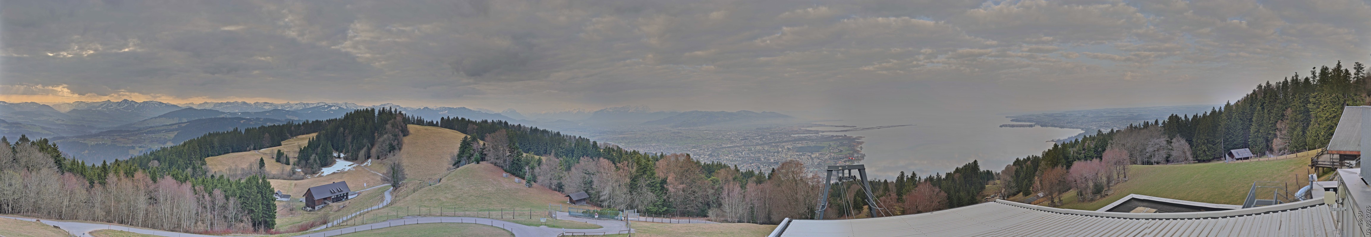 Archiv Foto Webcam Bregenz: Bergstation Pfänderbahn