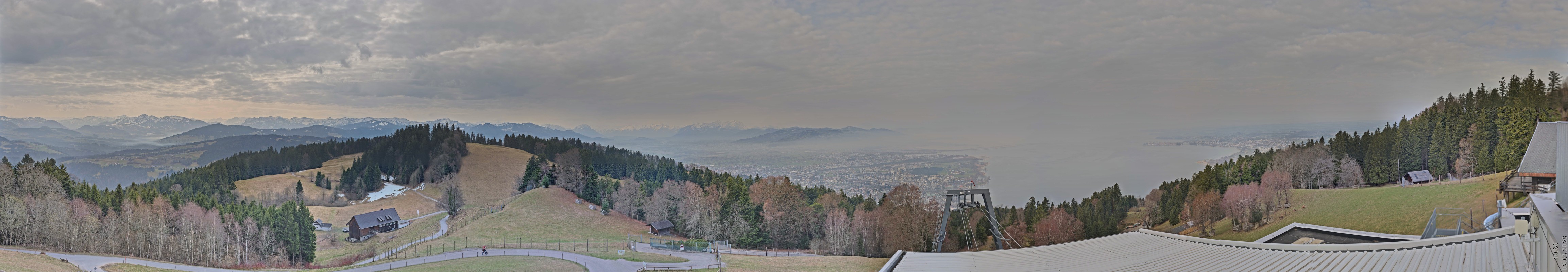 Archiv Foto Webcam Bregenz: Bergstation Pfänderbahn