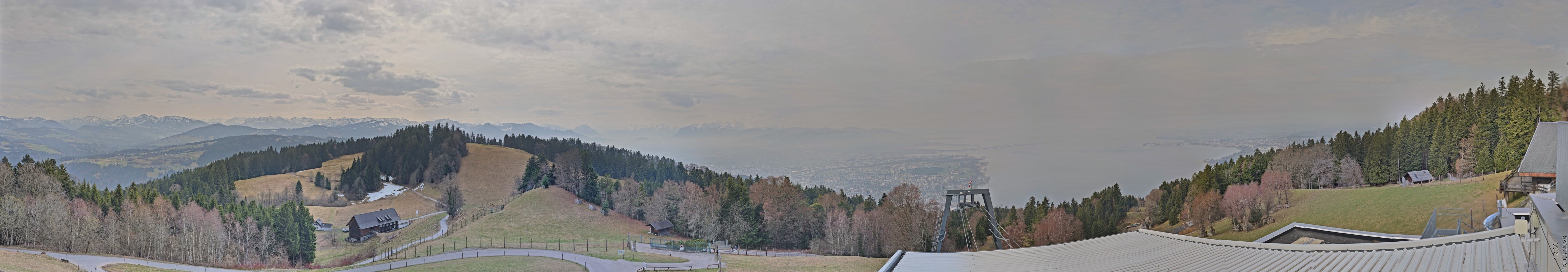 Archiv Foto Webcam Bregenz: Bergstation Pfänderbahn