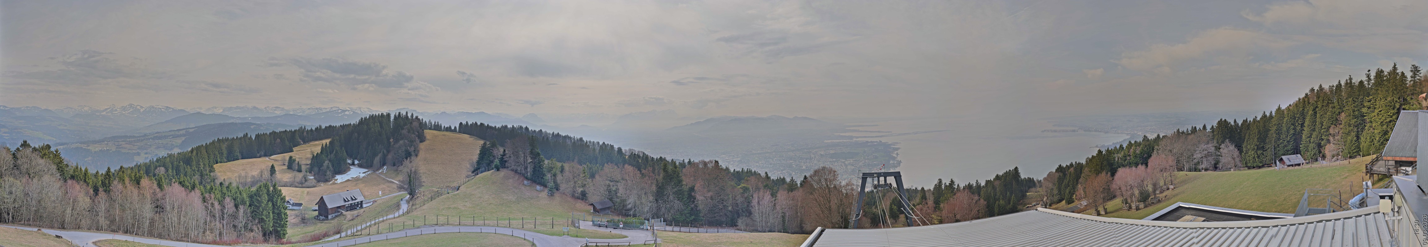 Archiv Foto Webcam Bregenz: Bergstation Pfänderbahn