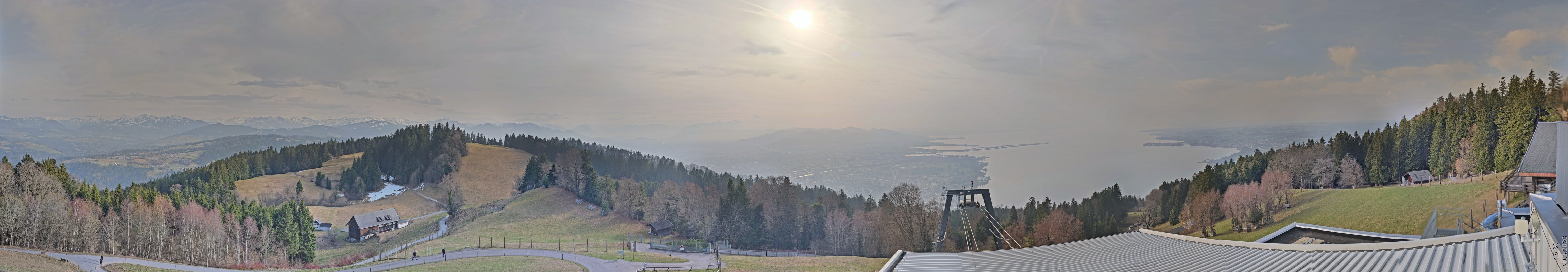 Archiv Foto Webcam Bregenz: Bergstation Pfänderbahn
