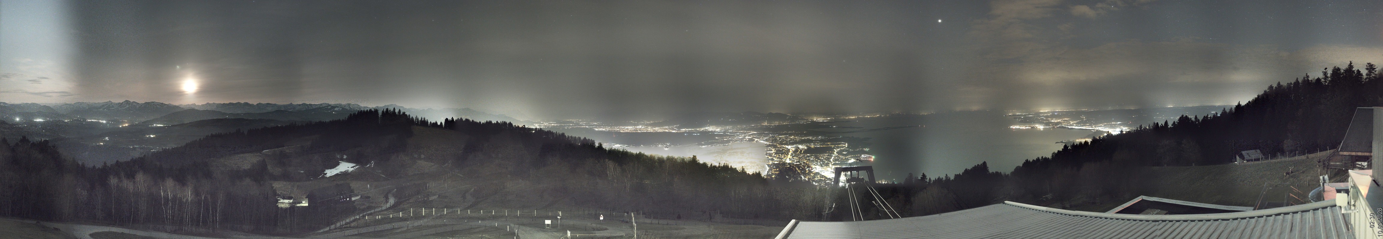 Archived image Webcam Top Station Pfänderbahn