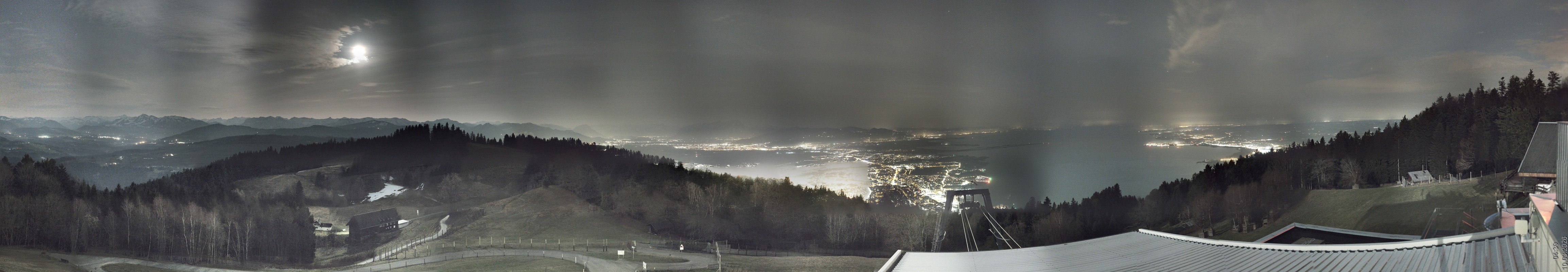 Archiv Foto Webcam Bregenz: Bergstation Pfänderbahn