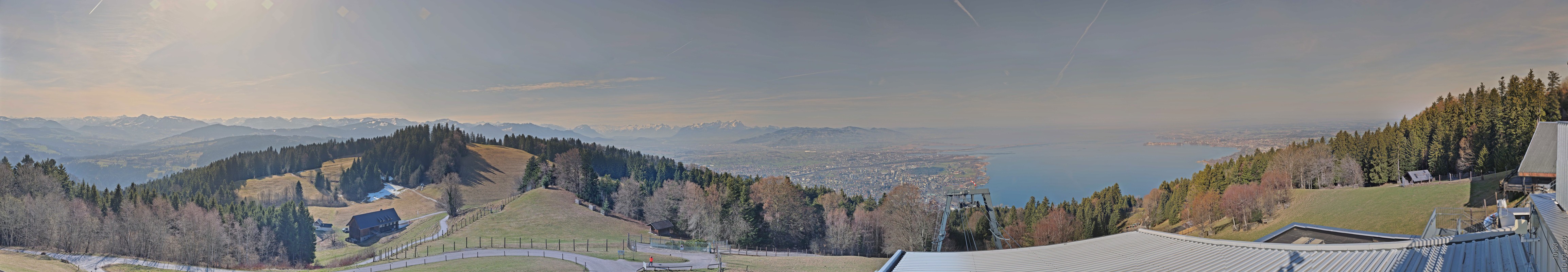 Archiv Foto Webcam Bregenz: Bergstation Pfänderbahn