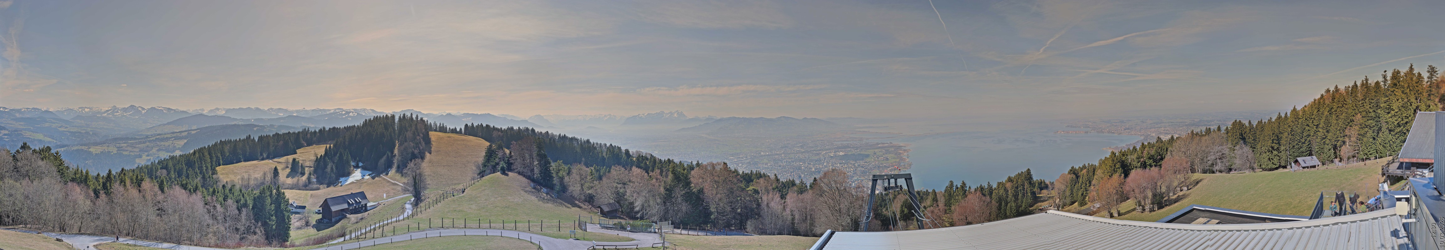 Archiv Foto Webcam Bregenz: Bergstation Pfänderbahn