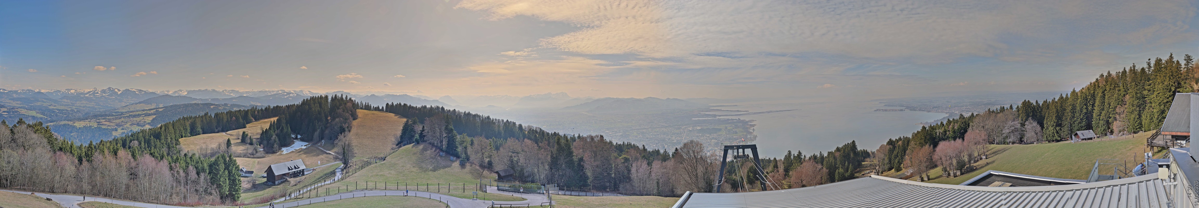 Archiv Foto Webcam Bregenz: Bergstation Pfänderbahn