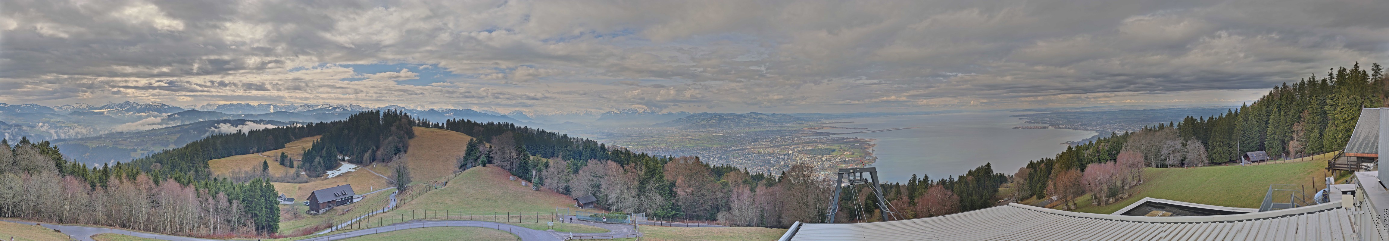 Archiv Foto Webcam Bregenz: Bergstation Pfänderbahn