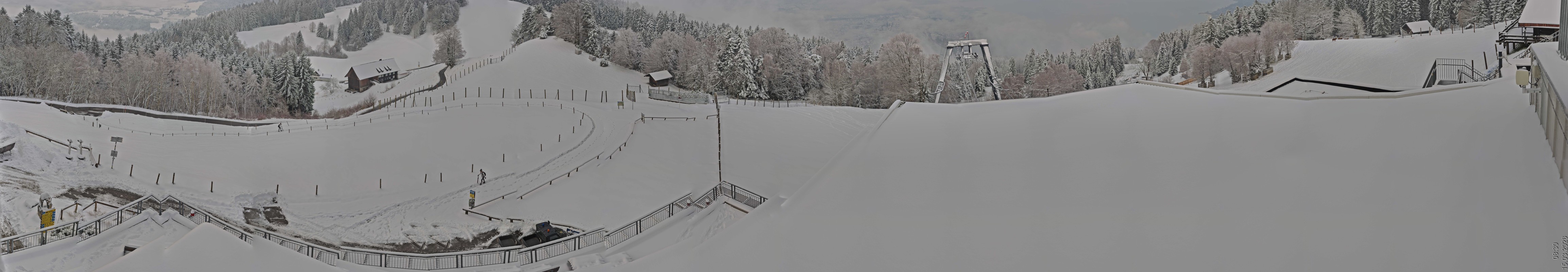 Archiv Foto Webcam Bregenz: Bergstation Pfänderbahn