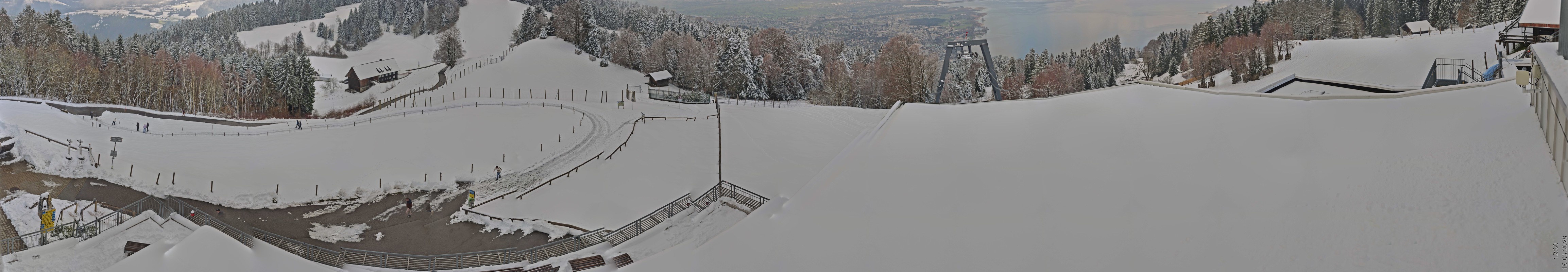 Archiv Foto Webcam Bregenz: Bergstation Pfänderbahn