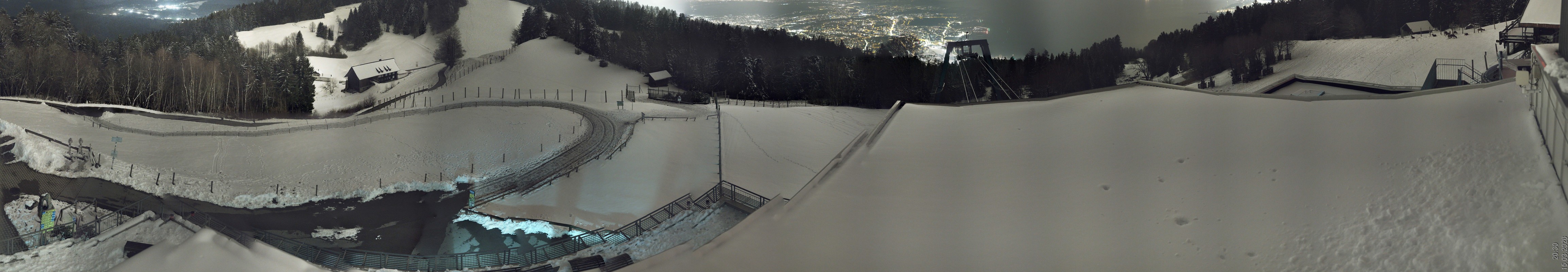 Archiv Foto Webcam Bregenz: Bergstation Pfänderbahn