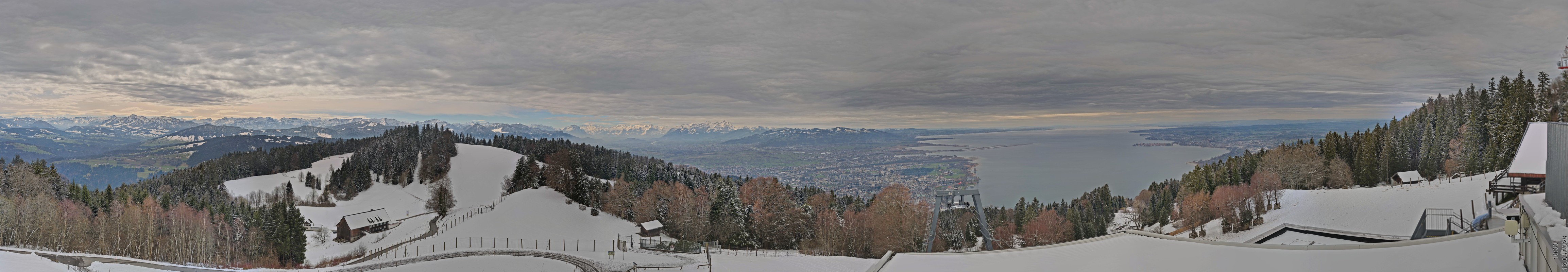 Archiv Foto Webcam Bregenz: Bergstation Pfänderbahn