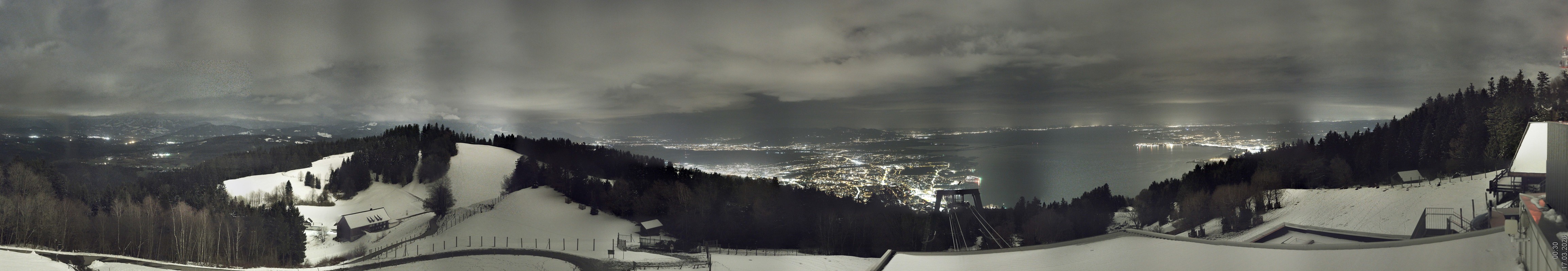 Archiv Foto Webcam Bregenz: Bergstation Pfänderbahn