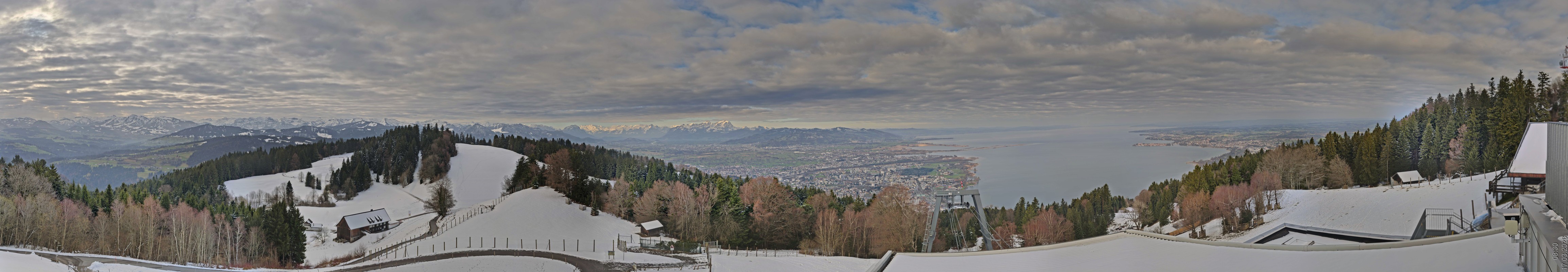 Archiv Foto Webcam Bregenz: Bergstation Pfänderbahn