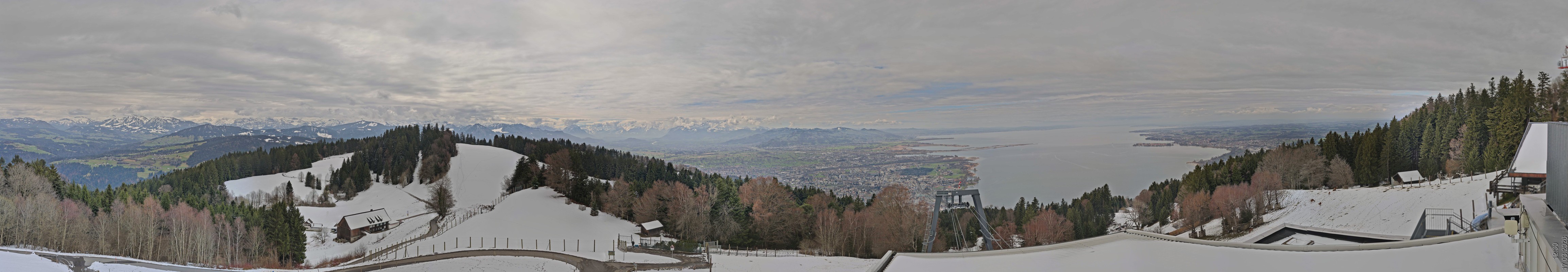 Archiv Foto Webcam Bregenz: Bergstation Pfänderbahn