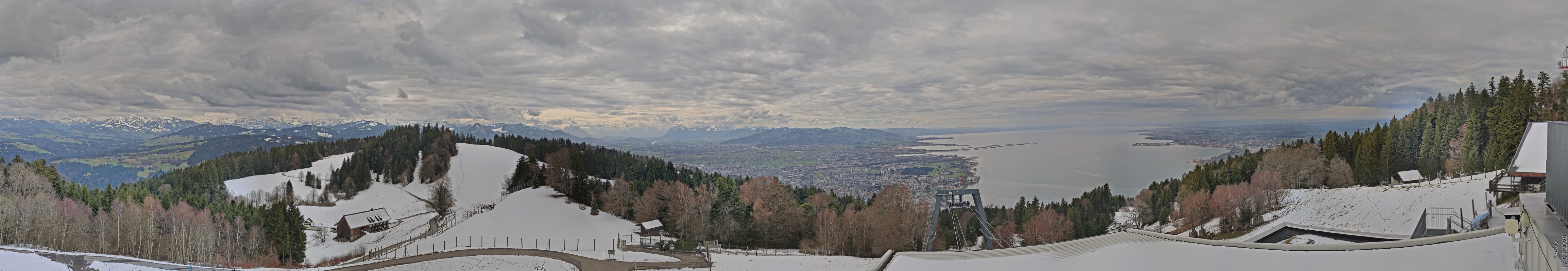 Archiv Foto Webcam Bregenz: Bergstation Pfänderbahn