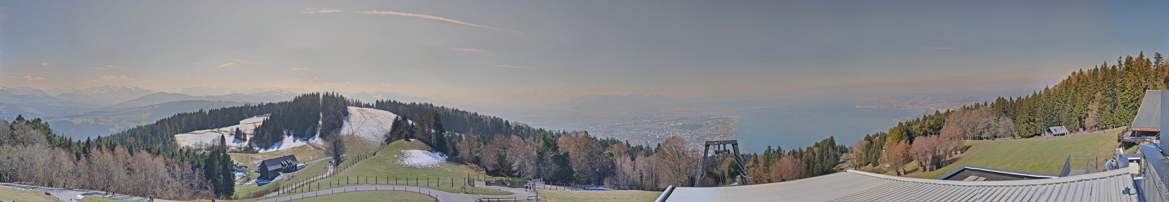 Archiv Foto Webcam Bregenz: Bergstation Pfänderbahn