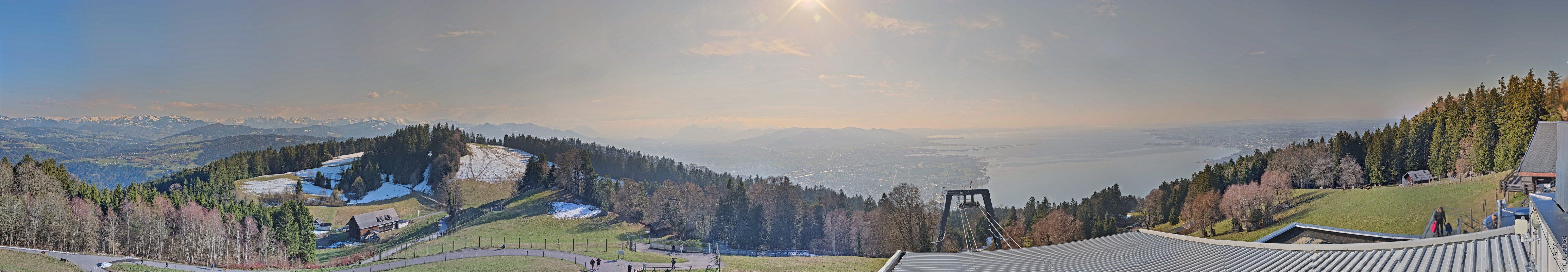 Archiv Foto Webcam Bregenz: Bergstation Pfänderbahn