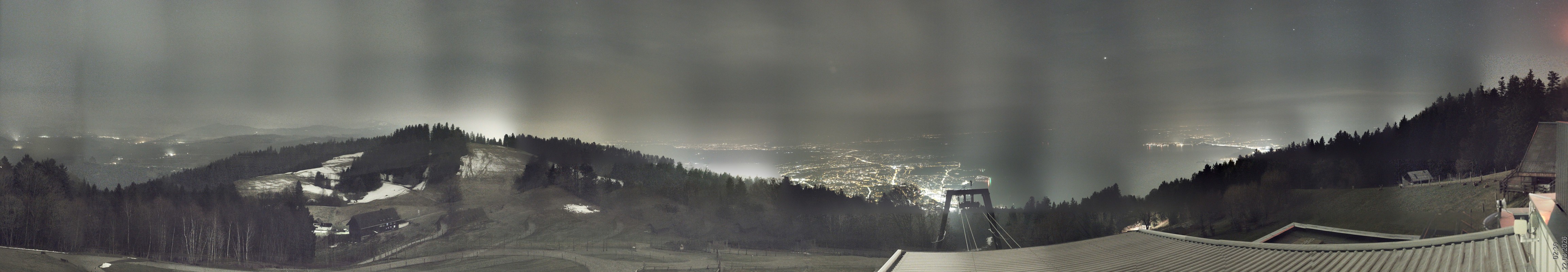 Archiv Foto Webcam Bregenz: Bergstation Pfänderbahn