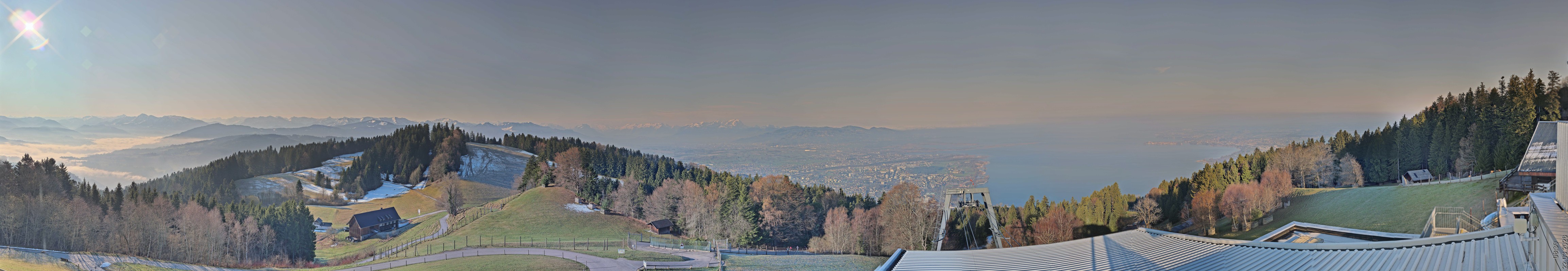 Archiv Foto Webcam Bregenz: Bergstation Pfänderbahn