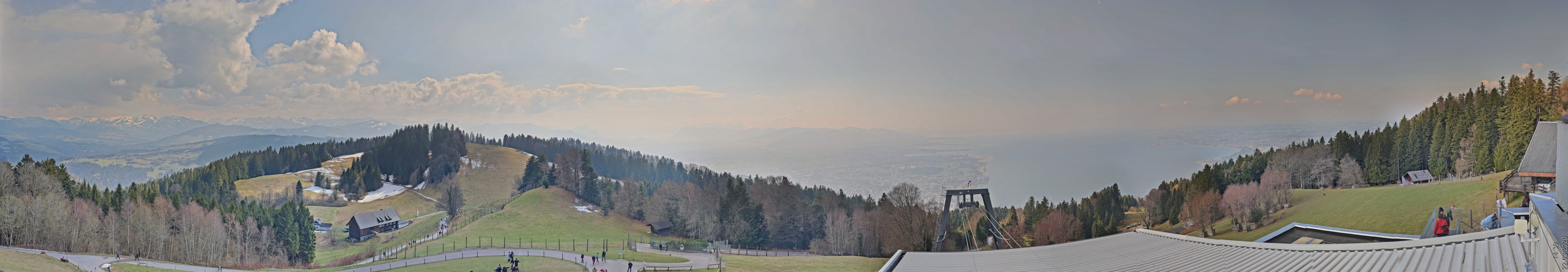 Archiv Foto Webcam Bregenz: Bergstation Pfänderbahn