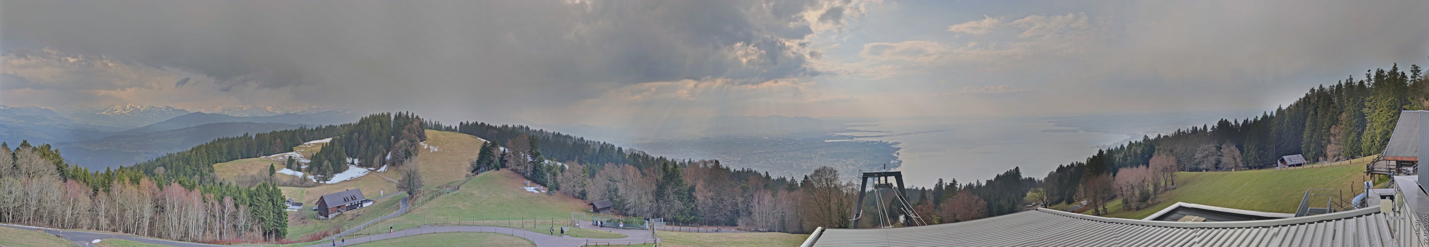 Archiv Foto Webcam Bregenz: Bergstation Pfänderbahn