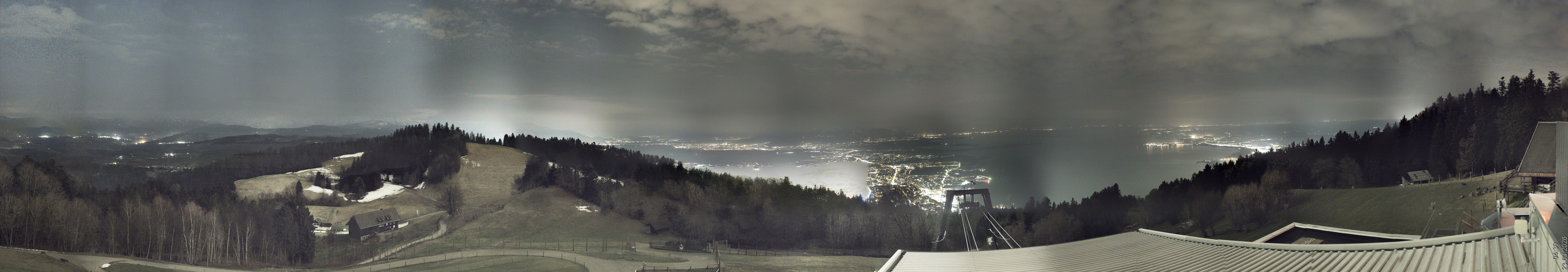 Archiv Foto Webcam Bregenz: Bergstation Pfänderbahn