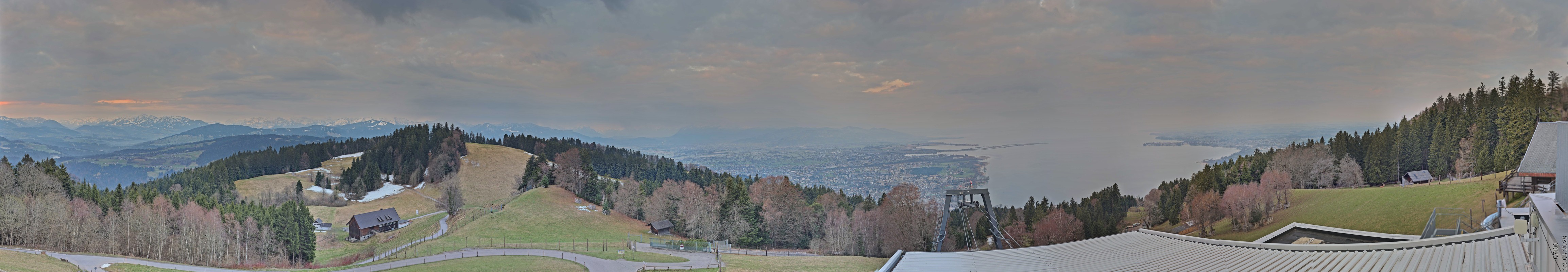 Archiv Foto Webcam Bregenz: Bergstation Pfänderbahn