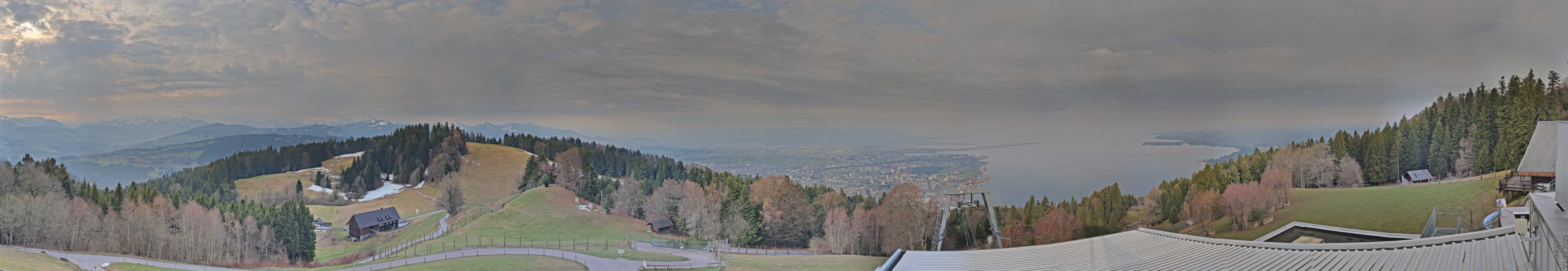 Archiv Foto Webcam Bregenz: Bergstation Pfänderbahn