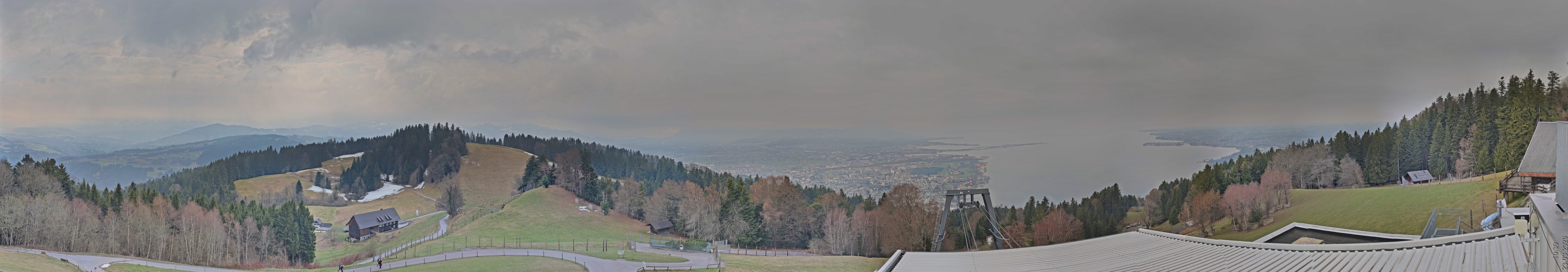 Archiv Foto Webcam Bregenz: Bergstation Pfänderbahn