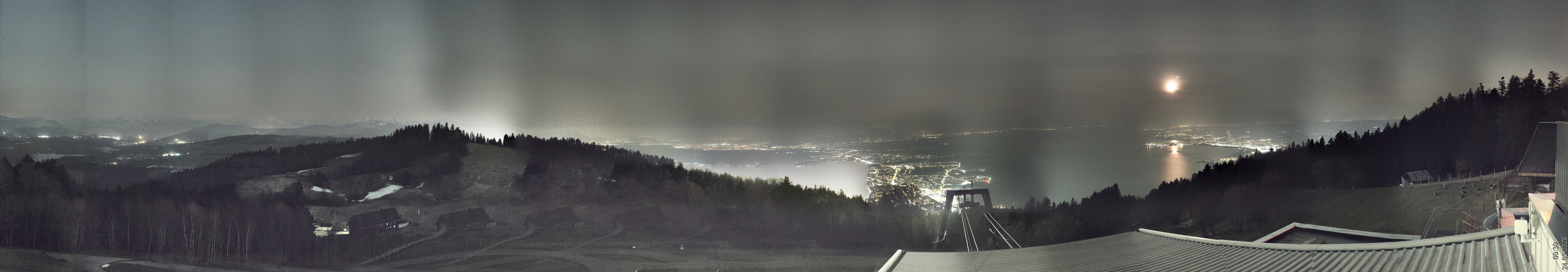 Archiv Foto Webcam Bregenz: Bergstation Pfänderbahn