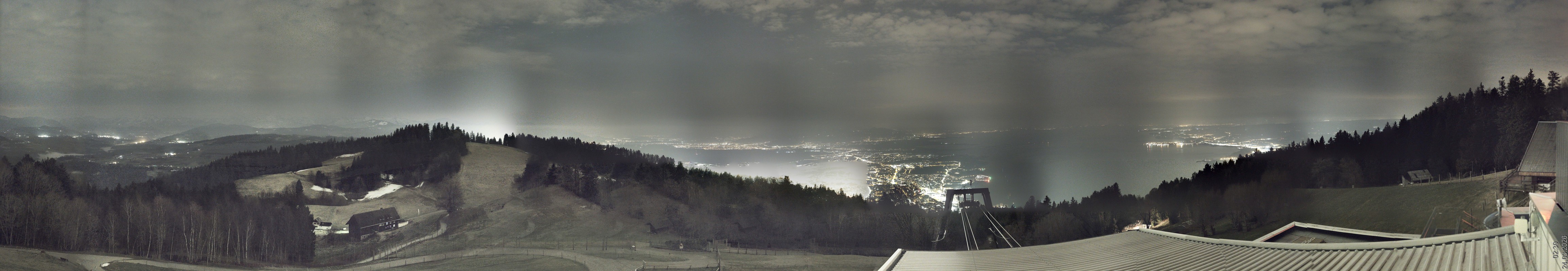 Archiv Foto Webcam Bregenz: Bergstation Pfänderbahn