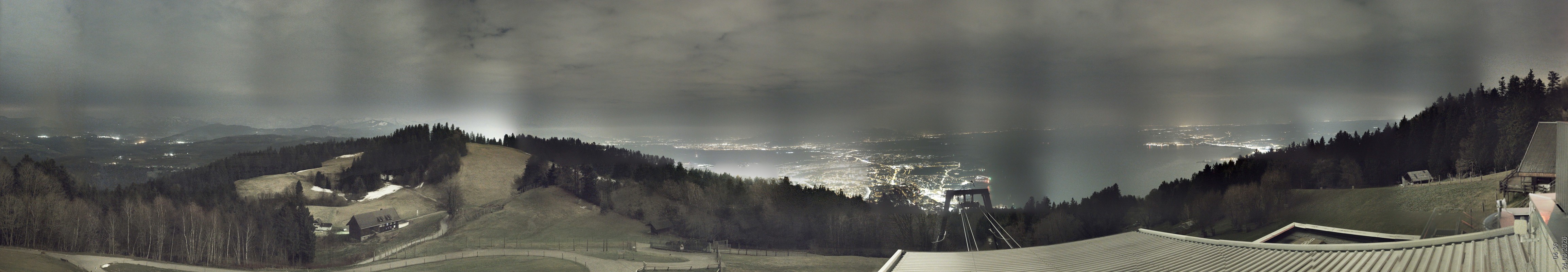 Archiv Foto Webcam Bregenz: Bergstation Pfänderbahn