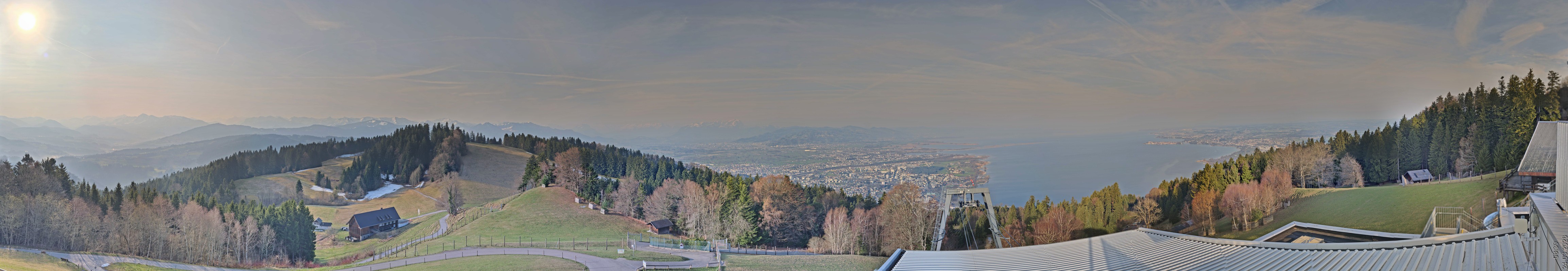 Archiv Foto Webcam Bregenz: Bergstation Pfänderbahn