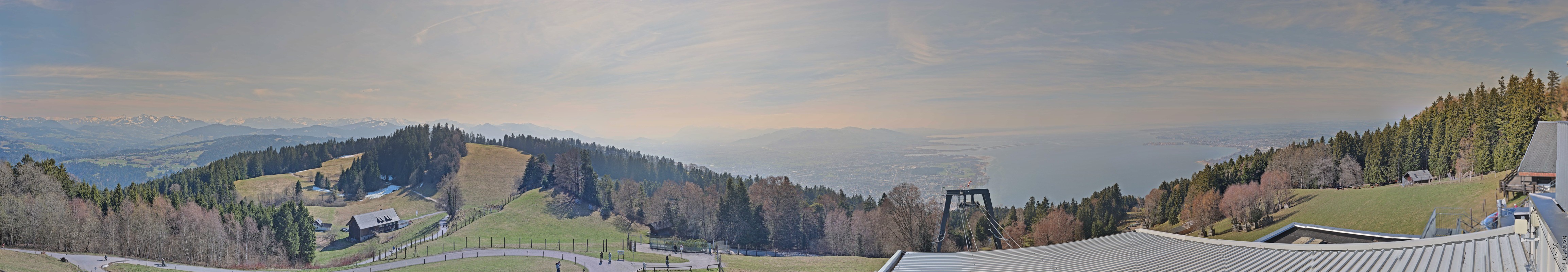 Archiv Foto Webcam Bregenz: Bergstation Pfänderbahn