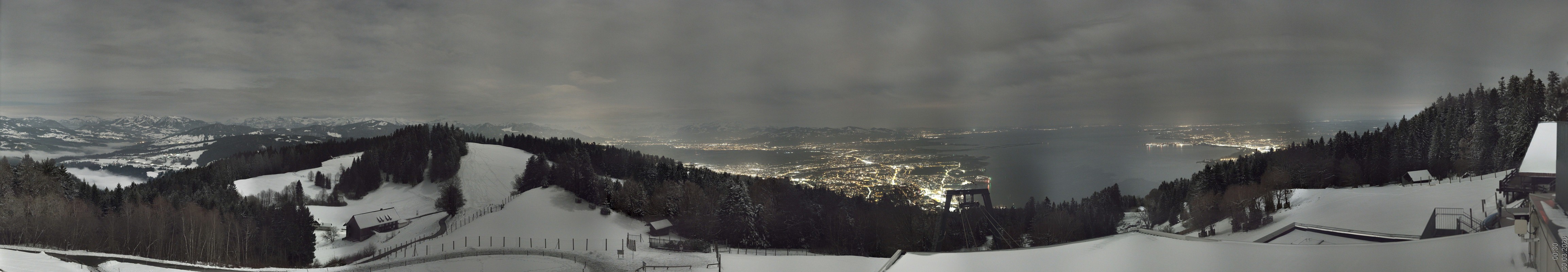 Archiv Foto Webcam Bregenz: Bergstation Pfänderbahn
