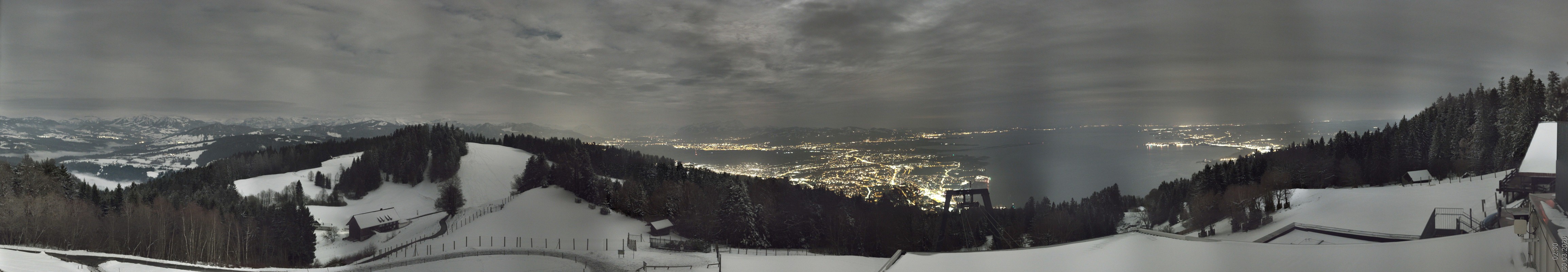 Archiv Foto Webcam Bregenz: Bergstation Pfänderbahn