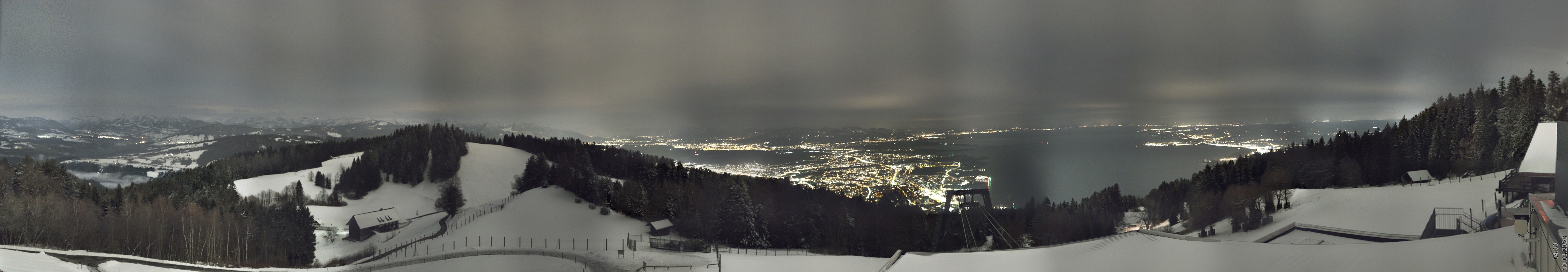 Archiv Foto Webcam Bregenz: Bergstation Pfänderbahn