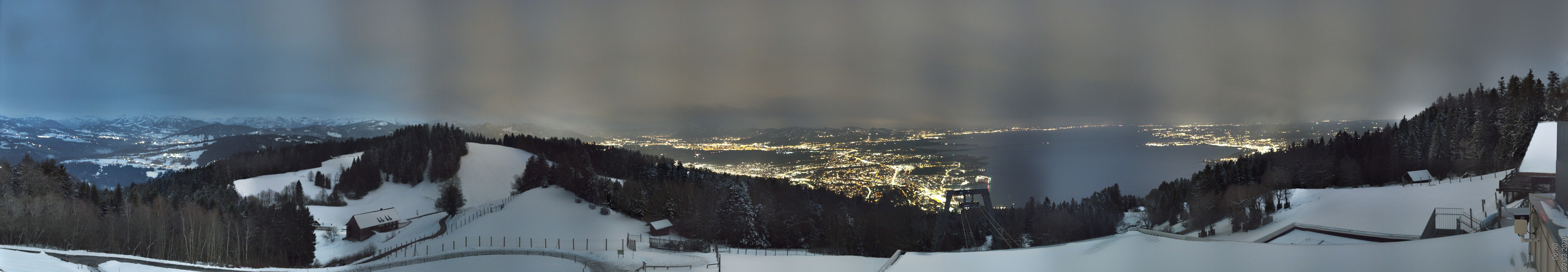 Archiv Foto Webcam Bregenz: Bergstation Pfänderbahn