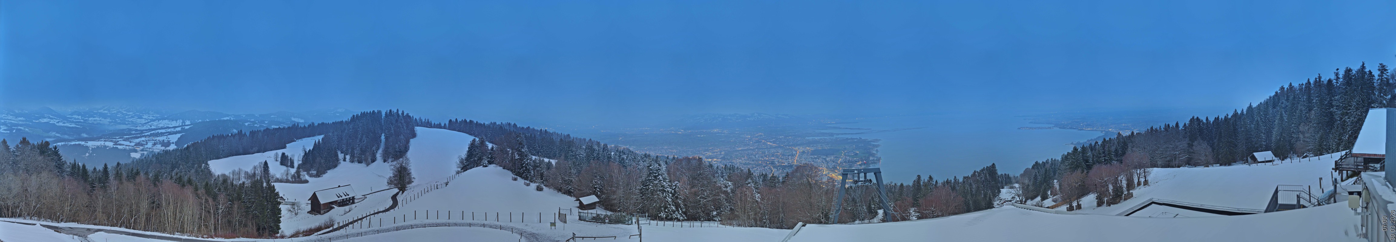 Archiv Foto Webcam Bregenz: Bergstation Pfänderbahn