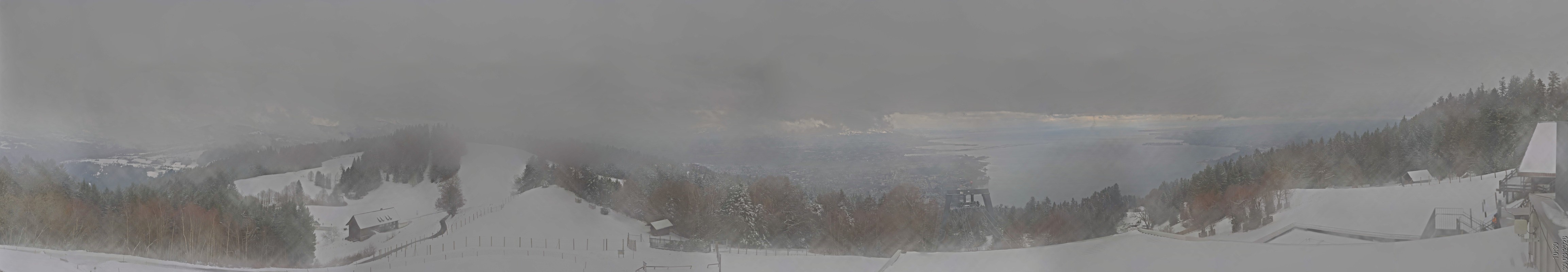 Archiv Foto Webcam Bregenz: Bergstation Pfänderbahn