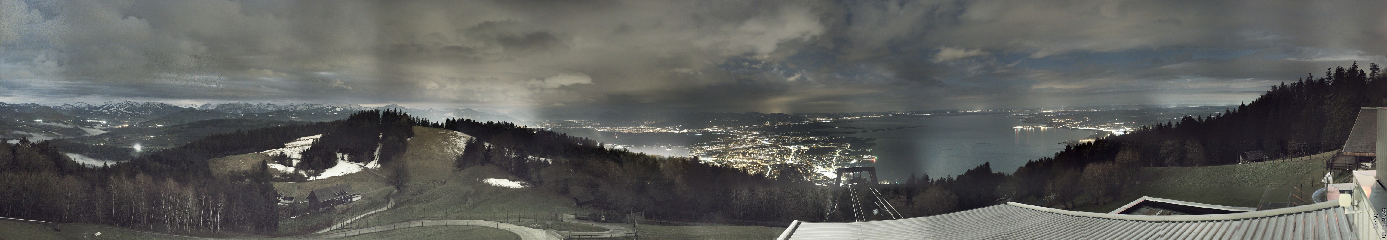 Archiv Foto Webcam Bregenz: Bergstation Pfänderbahn