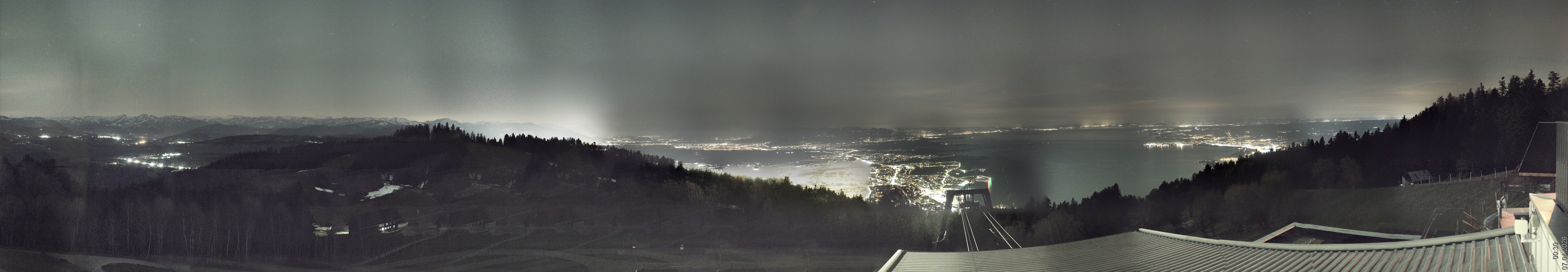 Archiv Foto Webcam Bregenz: Bergstation Pfänderbahn