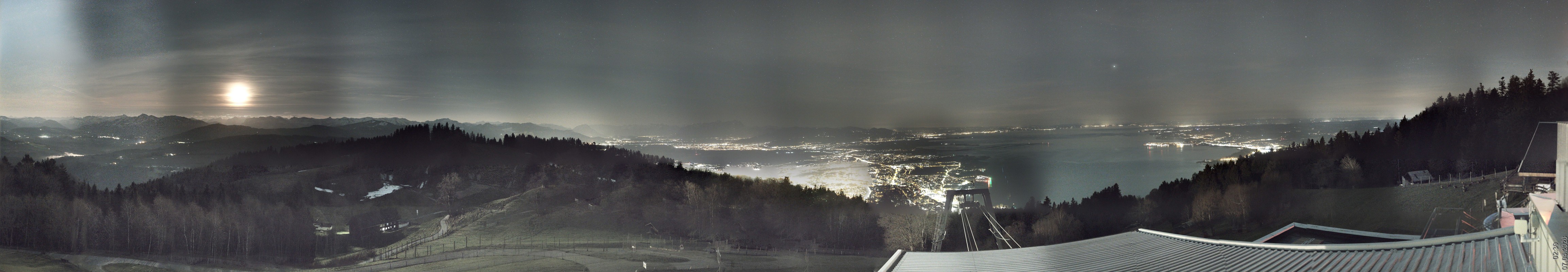 Archiv Foto Webcam Bregenz: Bergstation Pfänderbahn