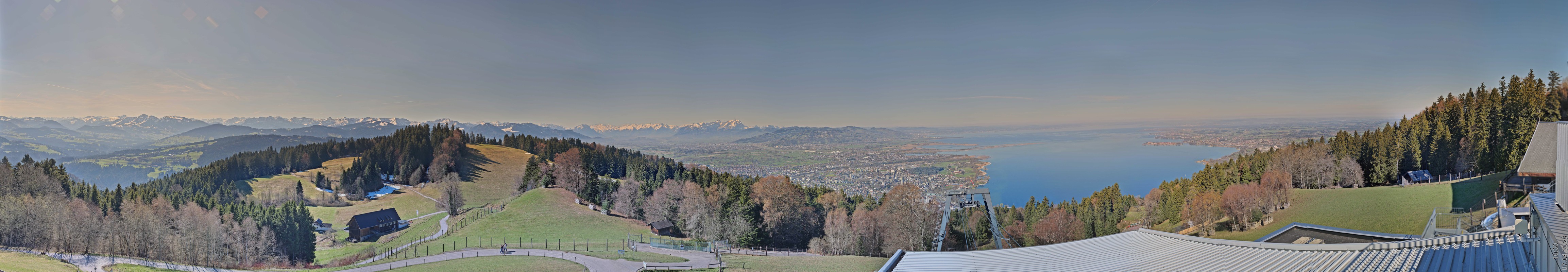 Archiv Foto Webcam Bregenz: Bergstation Pfänderbahn